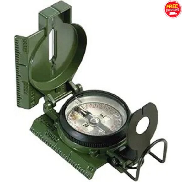Branded Other - Official U.S. Military Tritium Lensatic Compass G.I. Battle Compasses w/ Pouch